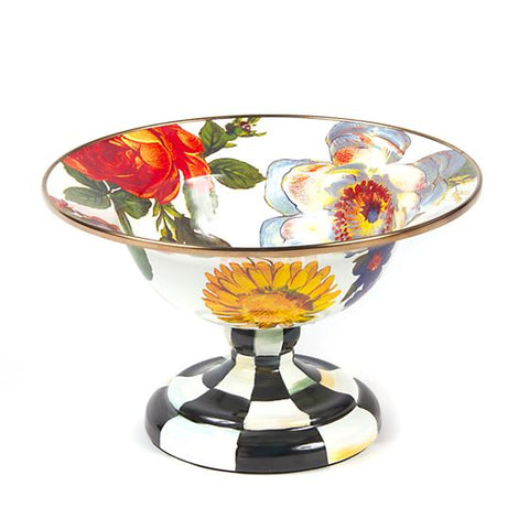 Flower Market Compote - White