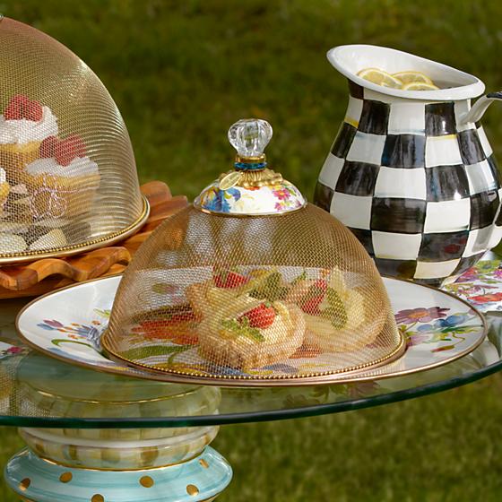 Flower Market Serving Platter - White