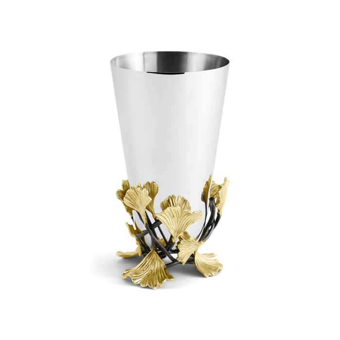 Golden Ginkgo Medium Vase