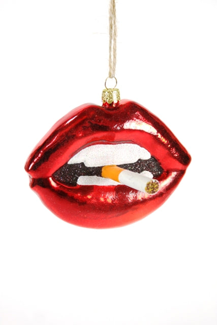 Smokin Hot Lips Ornament