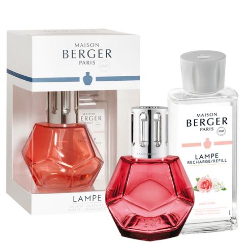 Geometry Red Lamp Set + 250 ml  Paris Chic