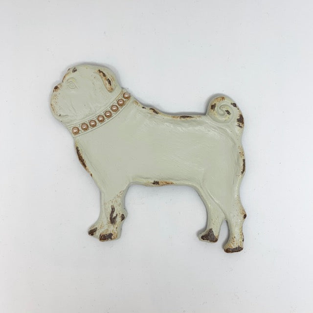 Pewter Pug Dish