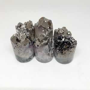 Silver Amethyst Cylinder