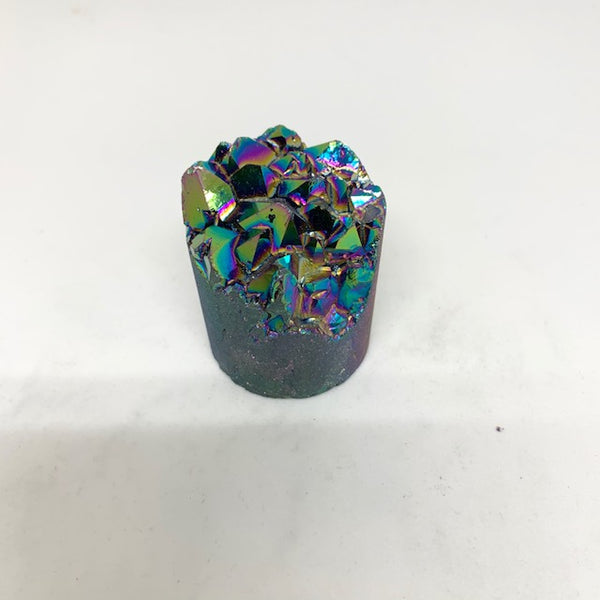 Quartz Aura Rainbow Crystal Cylinder