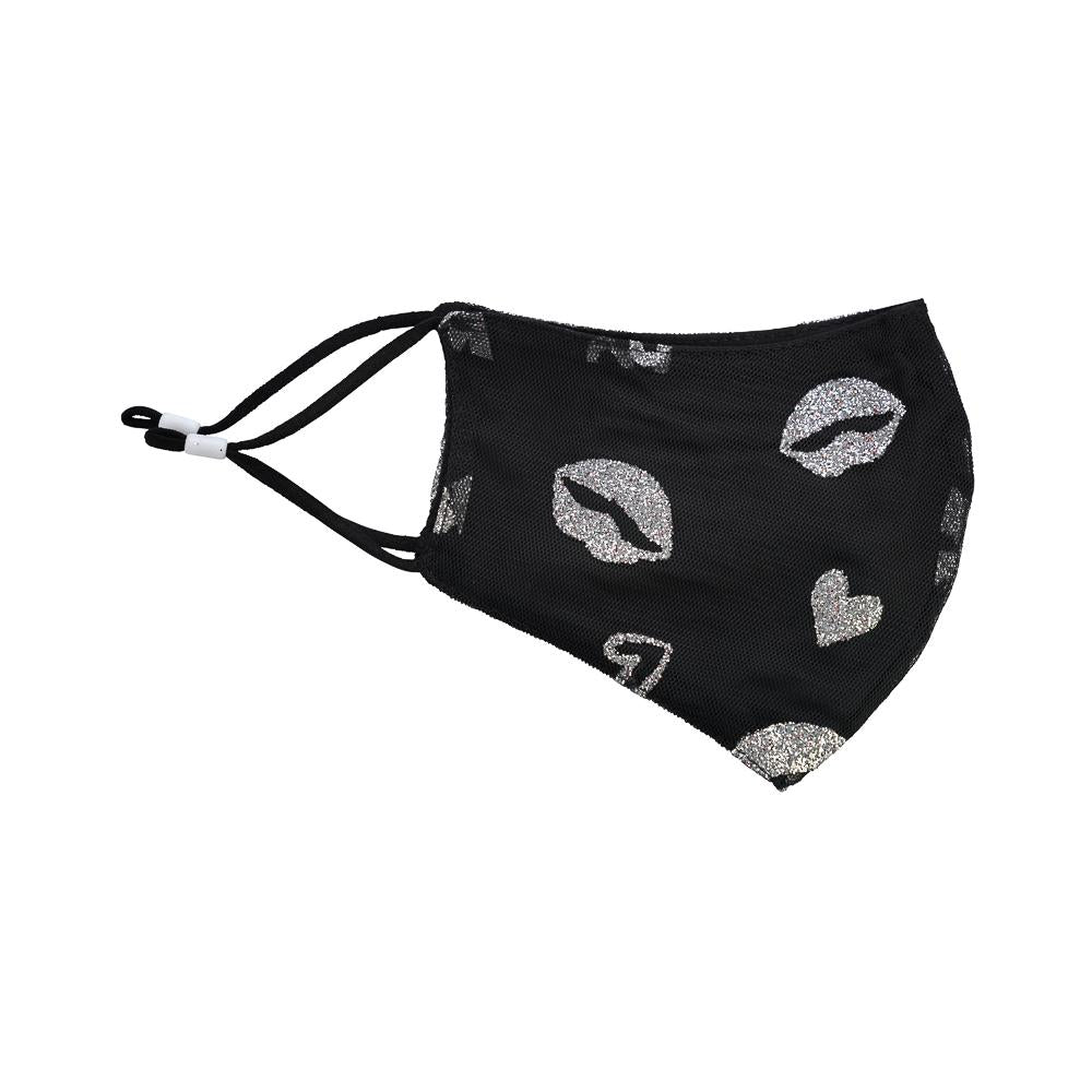 Silver Lips Mask