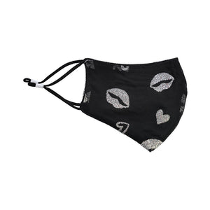 Silver Lips Mask