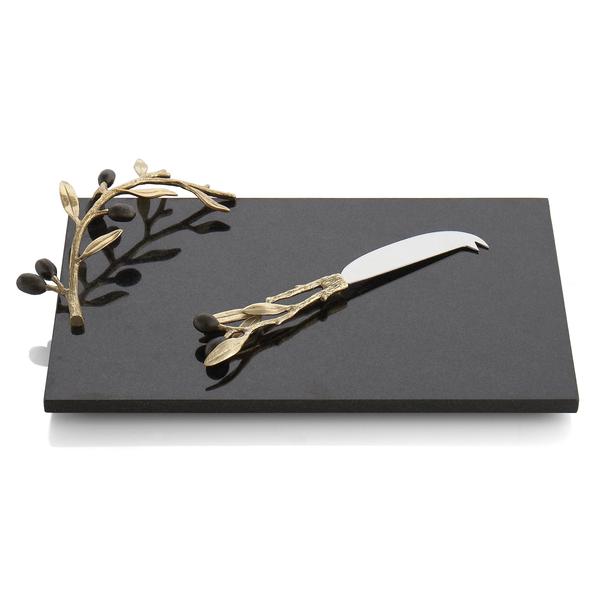 Olive Branch Cheese Board w/Knife