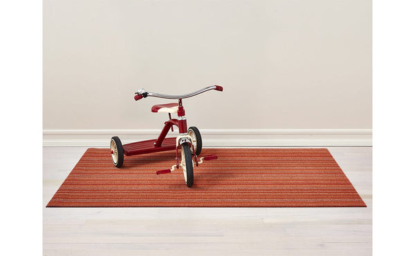 Skinny Stripe Shag Mats