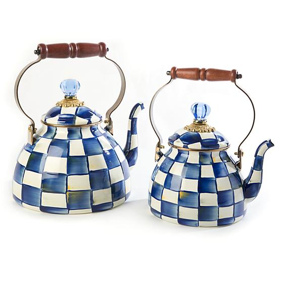 Royal Check Tea Kettle - 3 Quart