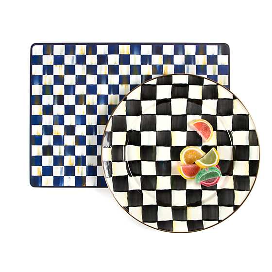 Royal Check Cork Back Placemats - Set of 4