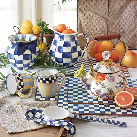 Royal Check Cork Back Placemats - Set of 4