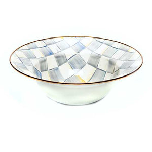 Sterling Check Serving Enamel Bowl