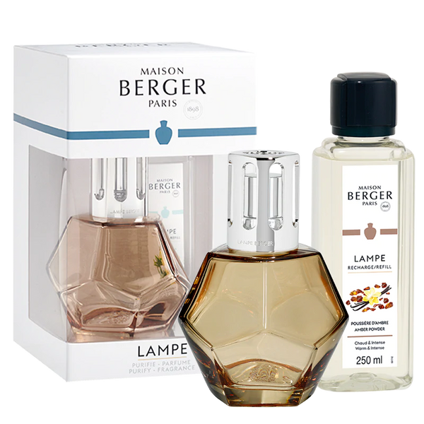 Geometry Honey Lamp Set + 250 ml (8.5 oz) Amber Powder