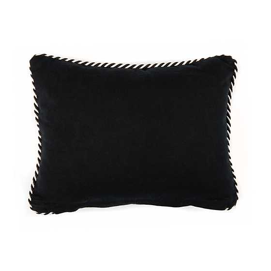 Black Jaipur Lumber Pillow