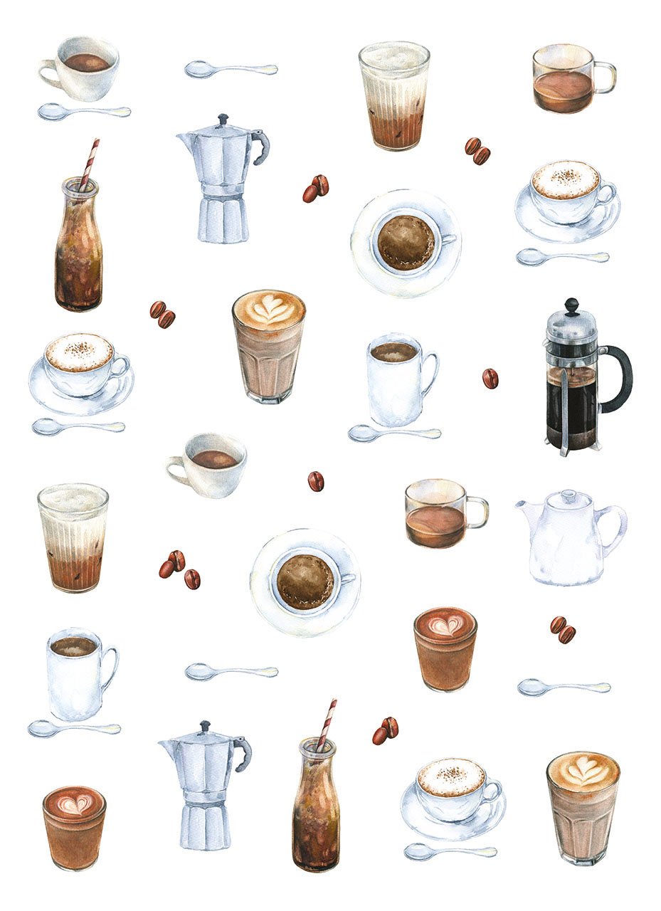 Cafe Tea Towel