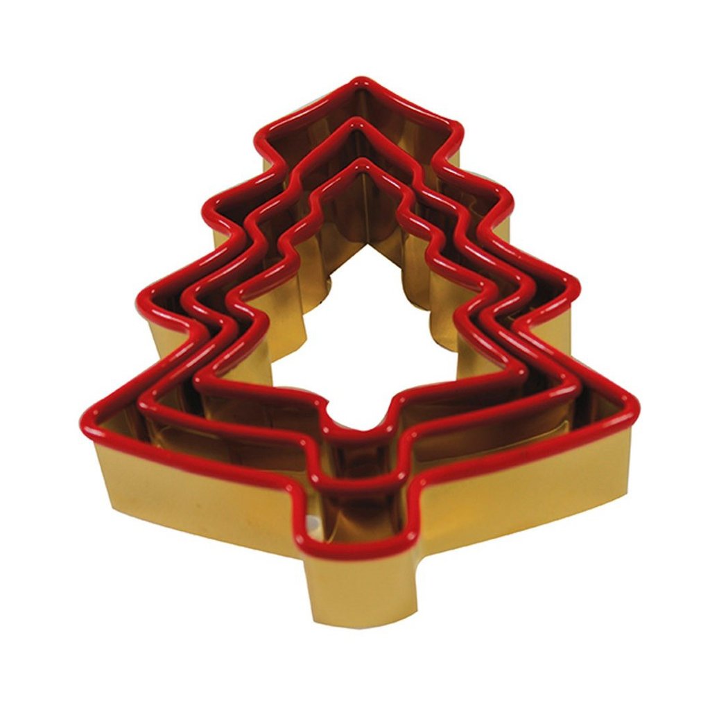 Set of 3 Christmas Tree Cookie Cutters