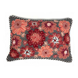 Dancing Blossom Lumbar Pillow