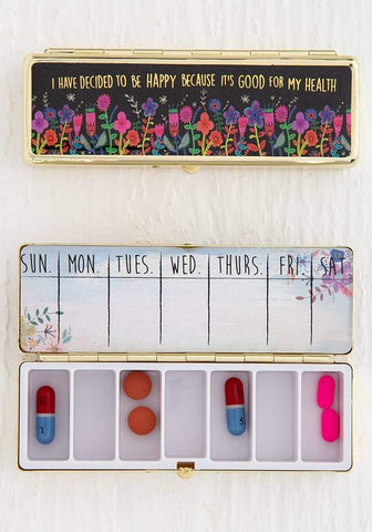 Decided to be Happy Pill Box