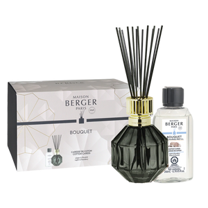 Facette Black Reed Diffuser + 200 ml (6.7 oz) Cotton Caress
