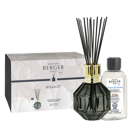 Facette Black Reed Diffuser + 200 ml (6.7 oz) Cotton Caress