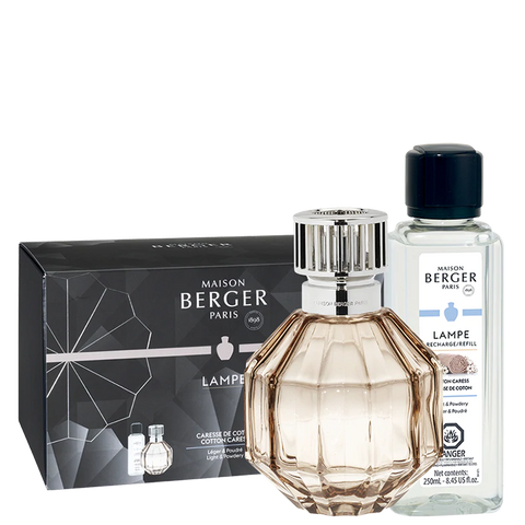 Facette Beige Lamp Set + 250 ml (8.5 oz) Cotton Caress
