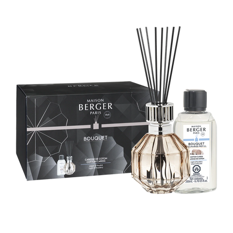Facette Beige/Nude Reed Diffuser + 200 ml (6.7 oz) Cotton Caress
