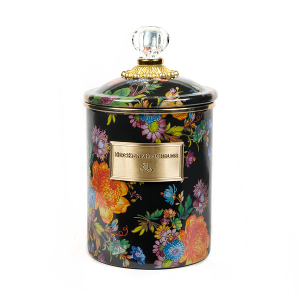 Flower Market Canister - Black