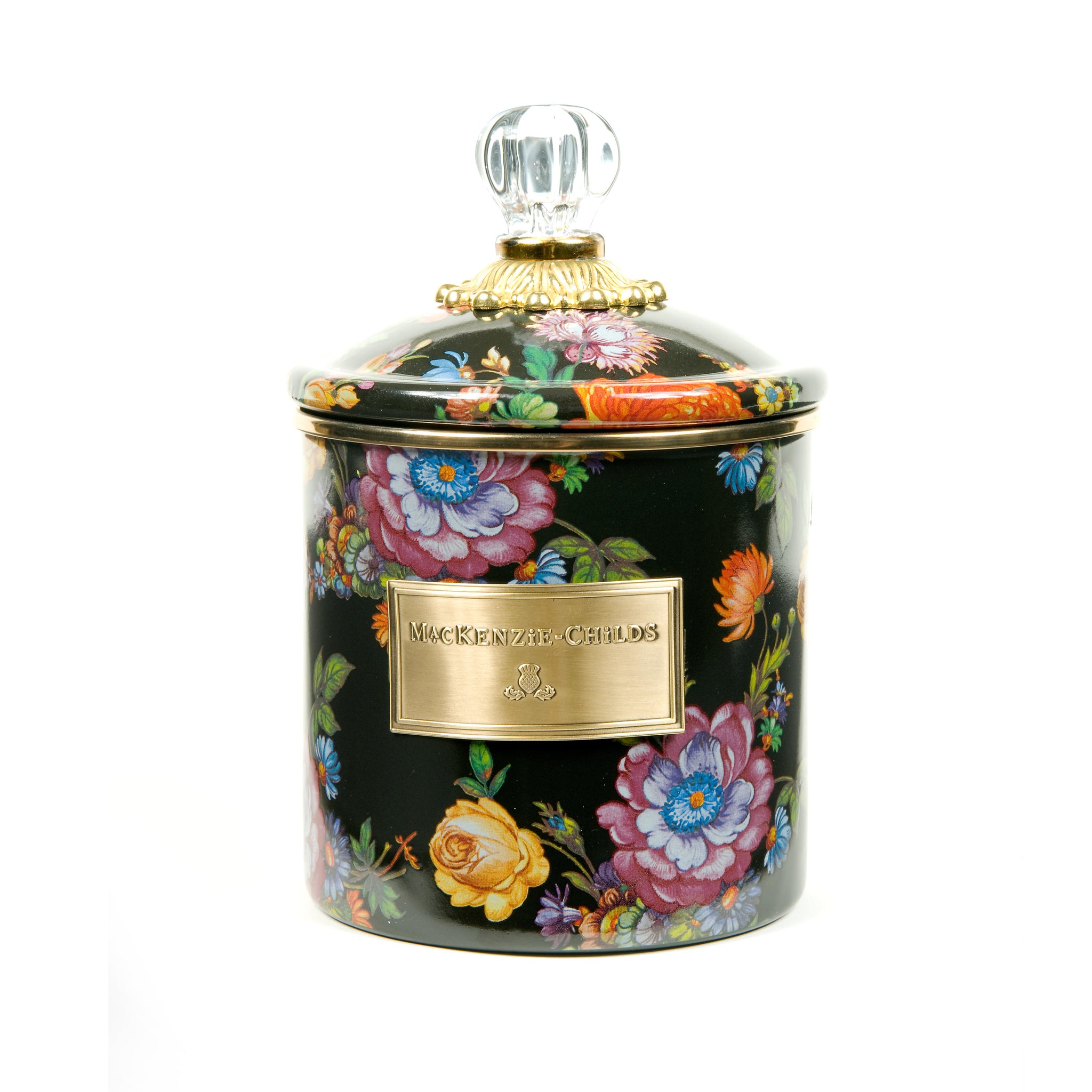 Flower Market Canister - Black