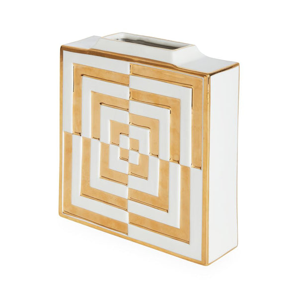 Futura Op Art Square Vase