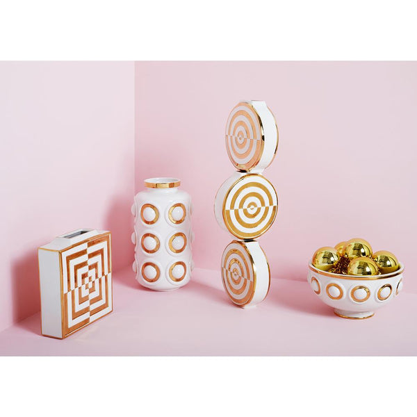 Futura Op Art Square Vase