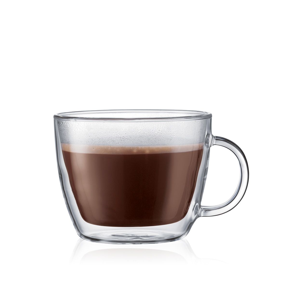 BISTRO 2 pcs café latte cup, double wall, 0.45 l, 15 oz