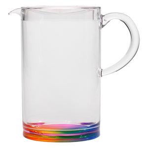 Teardrop Rainbow Acrylic 1.6qt Pitcher