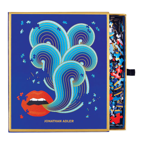 Jonathan Adler Lips Shaped Puzzle 750 Pieces