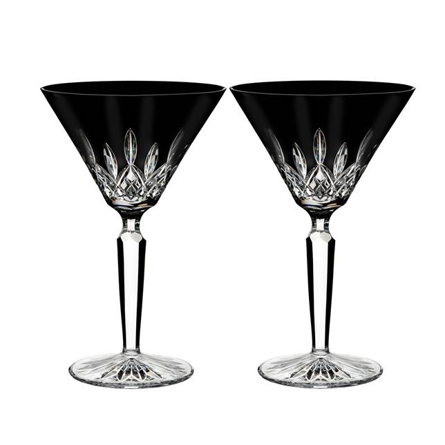 Lismore Black Martini, Pair