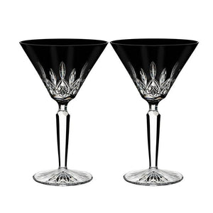 Lismore Black Martini, Pair