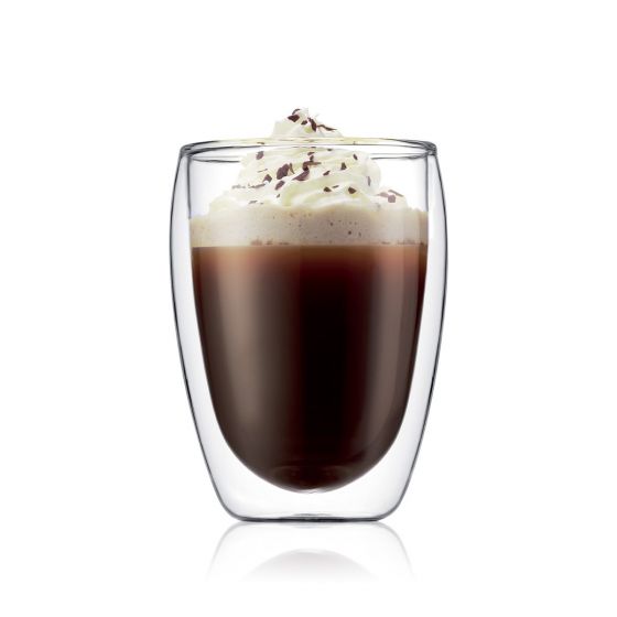 PAVINA 2 pcs glass, double wall, medium, 0.35 l, 12 oz,