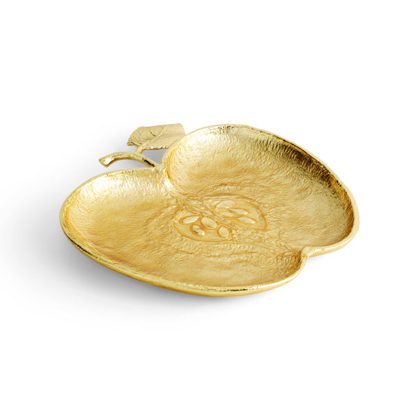 Gold Apple Plate