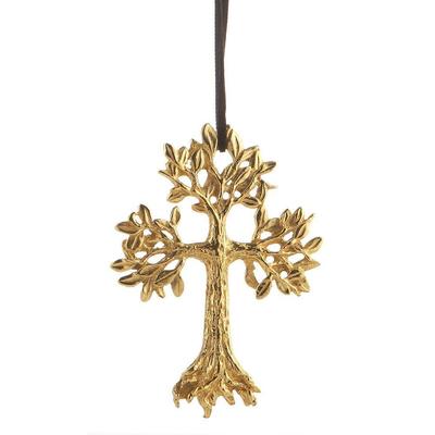 Leafy Cross Ornament