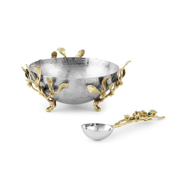 Mistletoe Dish w/Spoon