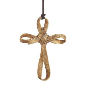 Palm Cross Ornament