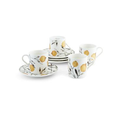 Pomegranate Demitasse Set/4