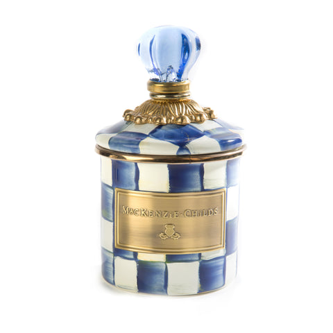Royal Check Enamel Canister