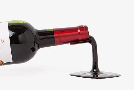 Spilled Wine Bottle Holder