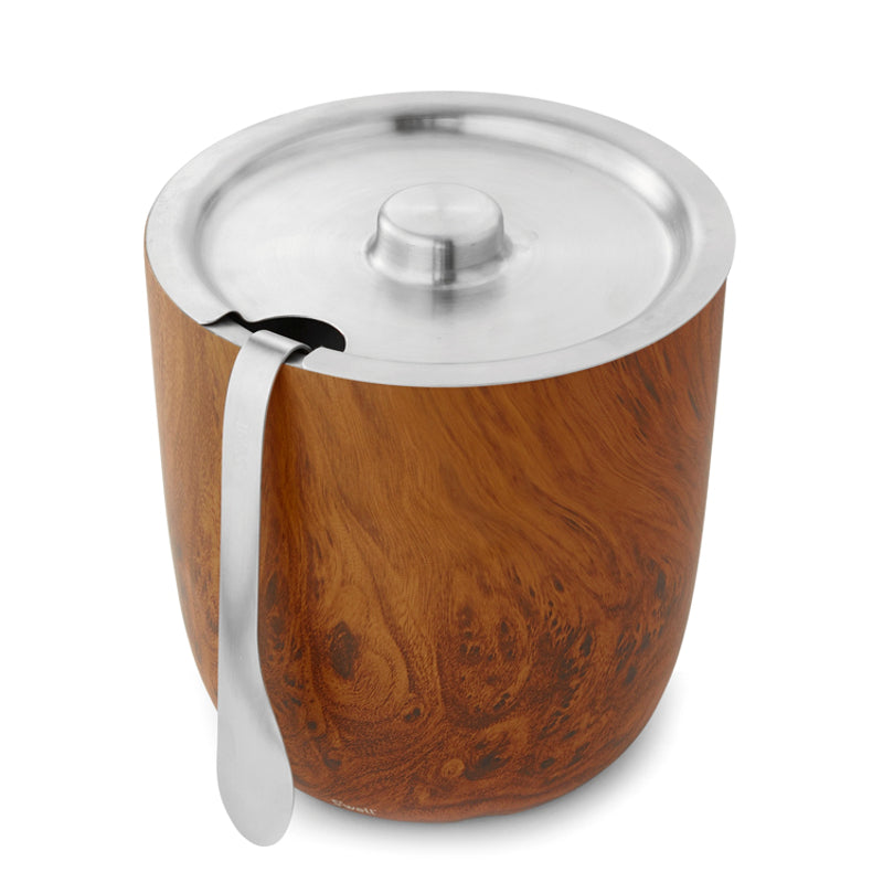 Teakwood Ice Bucket