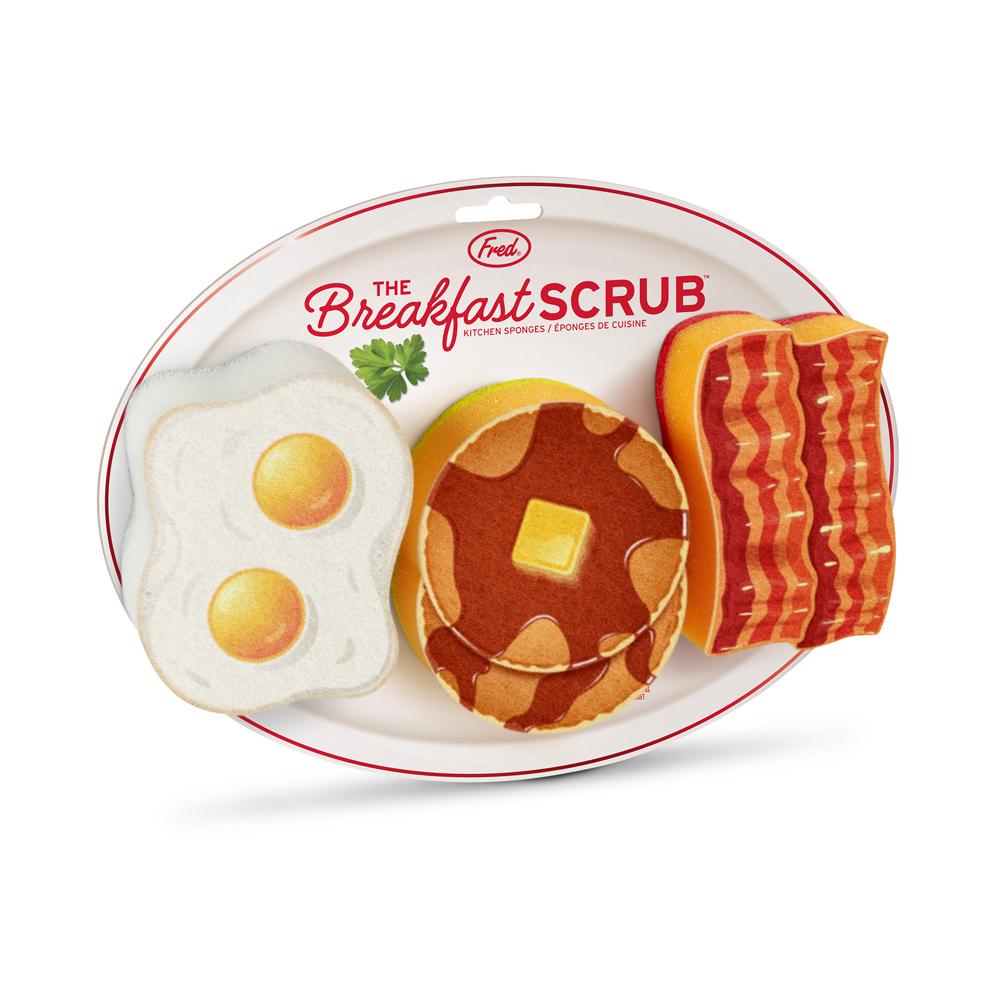 Breakfast Scrub Sponges S/3