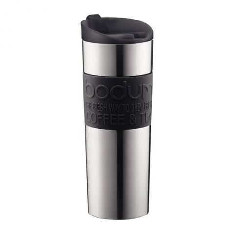 TRAVEL MUG Vacuum travel mug, large, 0.45 l, 15 oz, s/s