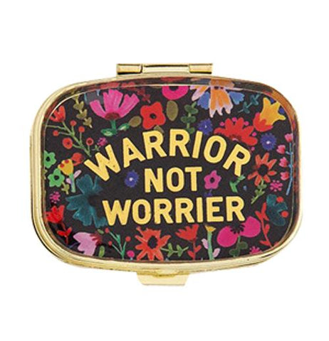 Warrior not Worrier Pill Box